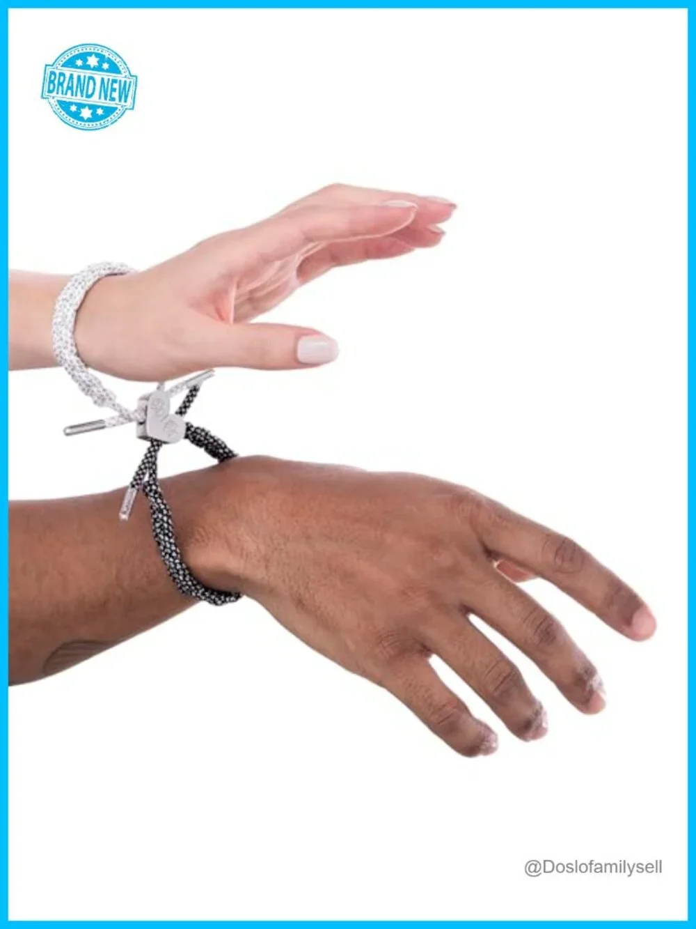 Braided Couples Bracelet Set Adjustable for Men Women Stackable Unisex Gift